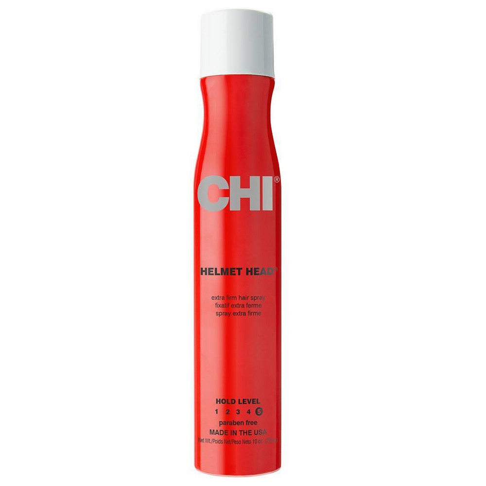 CHI Helmet Head Extra Firm Hairspray - 10 fl oz: Securing Hair, Aerosol Form, For All Hair Types