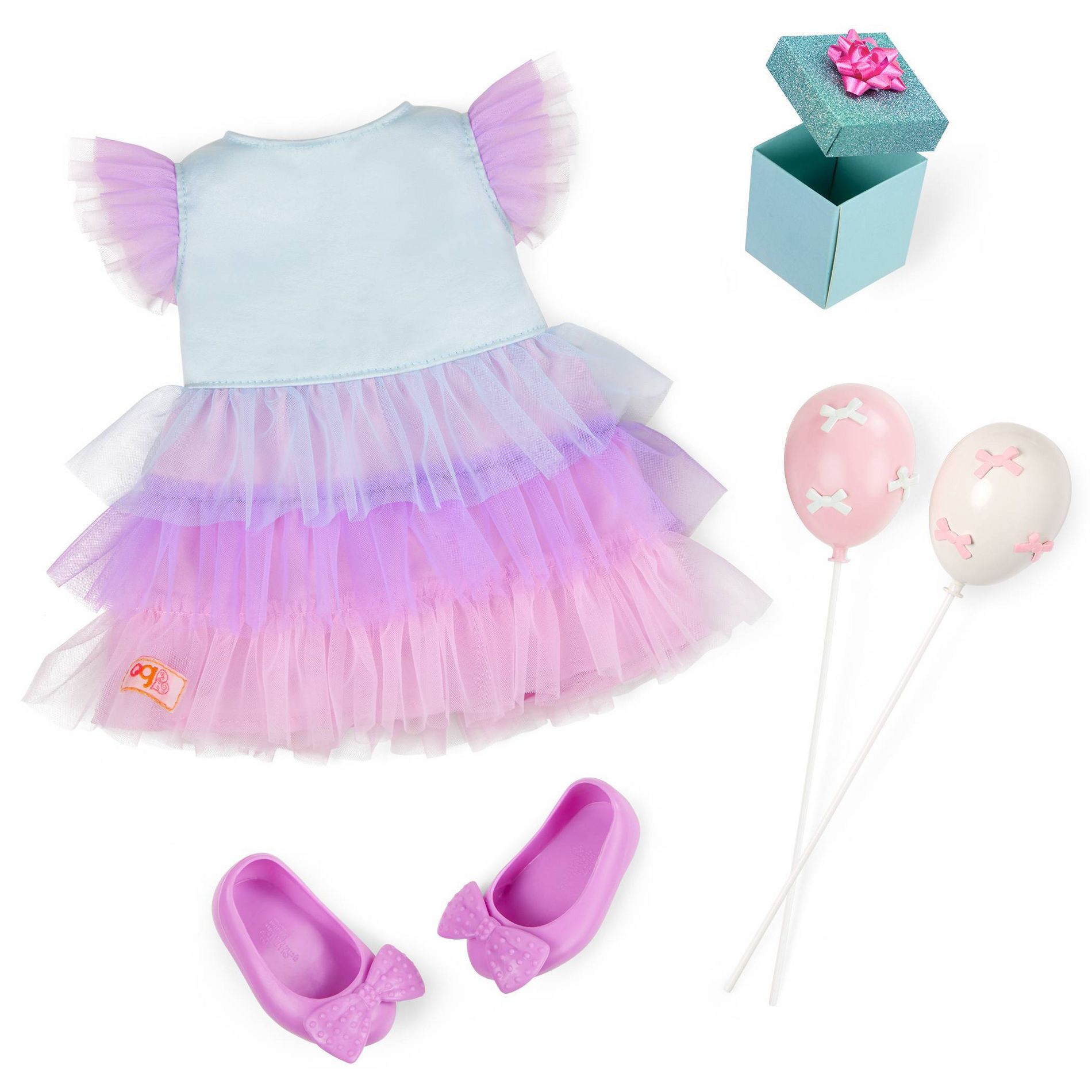 Our Generation Surprise Party Outfit for 18" Dolls with Mystery Box Jewelry Accessory