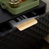 Black Nightstand Set of 2, End Side Table Double, Bedside Table with 2 Drawers - 4 of 4