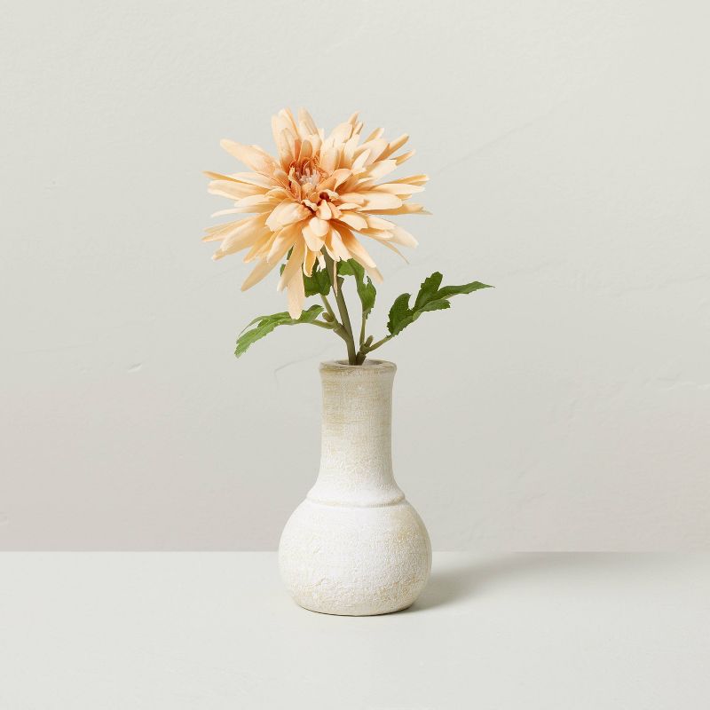 7&#34; Mini Faux Orange Daisy Flower Arrangement - Hearth &#38; Hand&#8482; with Magnolia, 1 of 7