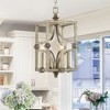 Savoy House Structure 4 - Light Chandelier in  Aged Steel - 2 of 2