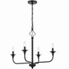 Craftmade Lighting Jolenne 4 - Light Chandelier in  Flat Black - 3 of 4