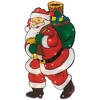 Northlight 17.5" Lighted Santa Claus Christmas Window Silhouette - 3 of 4