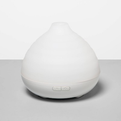 Photo 1 of 100ml Volcano Ultrasonic Diffuser White plus 5ml Eucalyptus Essential Oil Kit - Opalhouse