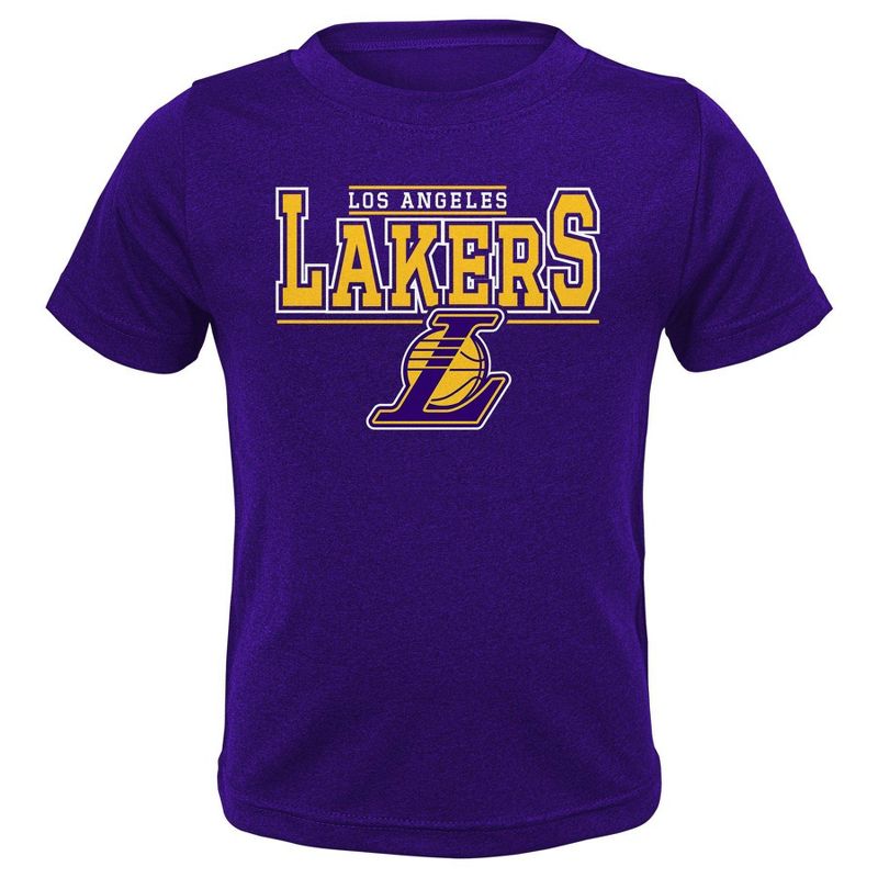 NBA Los Angeles Lakers Toddler 2pk T-Shirt, 3 of 4