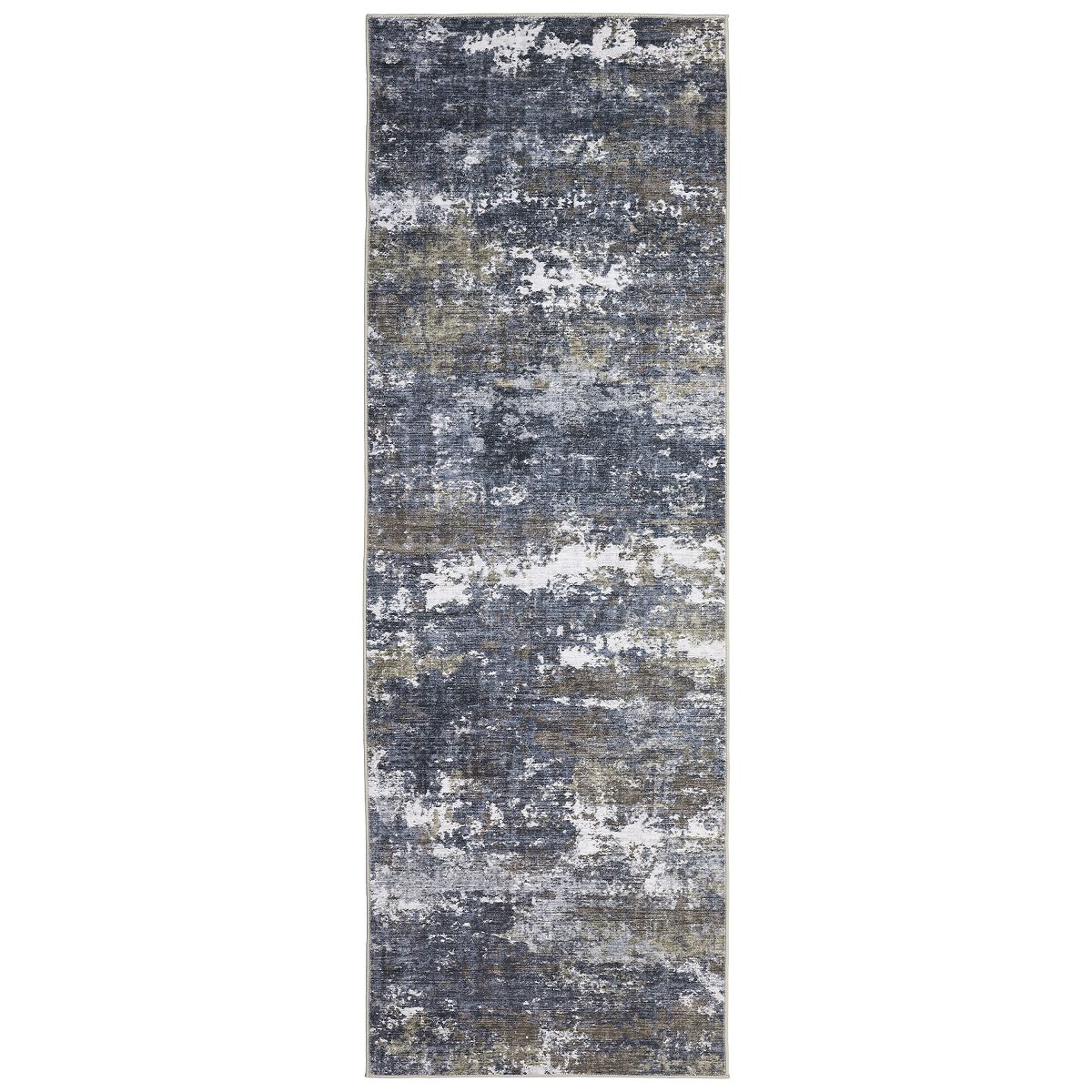 Garvee Abstract Washable Area Rug, Modern Low-Pile Stain Resistant Indoor Rugs for Living Room Bedroom, Soft Foldable Accent Rug - thumbnail 3