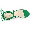 Allegra K Women's Clear Strap Padded Insole Lace Up Block Heels Sandals - 4 of 4