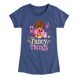 Girls' - Fancy Nancy - I Adore Fancy Things Fitted Short Sleeve Graphic T-Shirt - 1 of 4