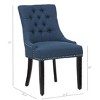 WestinTrends  Upholstered Wingback Button Tufted Dining Chair (Set of 2) - 3 of 4