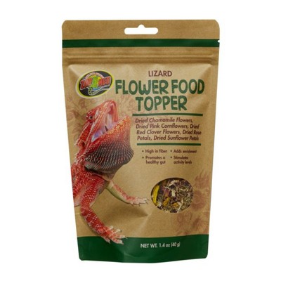 Natural Dried Flower Food Topper for Lizards