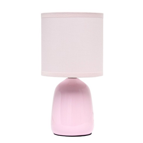 Baby pink 2024 table lamp