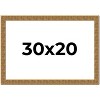 PosterPalooza | Sculpted Black Picture Frame - UV Acrylic, Backing Board, Hanging Hardware Included - 2 of 4
