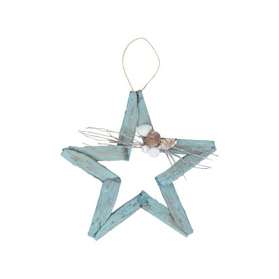 Gallerie II Seafoam Driftwood Star Christmas Xmas Ornament