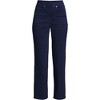 Lands' End Women's Starfish High Rise Knit Denim Straight Crop Jeans - 3 of 4
