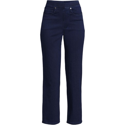 Women's pull on straight leg jeans sale