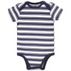 Hudson Baby Infant Boy Cotton Bodysuit, Pant and Bib Set, Boy Daddy - 4 of 4