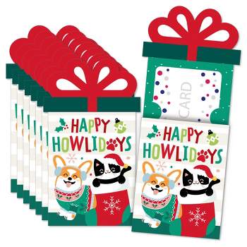 Big Dot Of Happiness Holiday Thank You - Christmas Appreciation Money And Gift  Card Holders 8 Ct