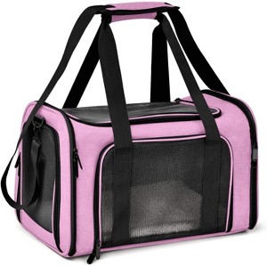Cat Carriers Dog Carrier Pet Carrier For Small / Medium Cats Dogs Puppies (Up To 15lbs), TSA Airline Approved Small Dog Carrier Soft Sided - 1 of 4