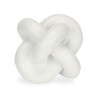 Cheung's Minyoro White Resin Chain Knot Sculpture - 4 of 4