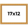 PosterPalooza | 17x12 Wood Antique Frame with UV Acrylic, 4 Finishes: Bronze, Gold, Silver, and Black - 2 of 4