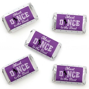Big Dot of Happiness Must Dance to the Beat - Dance - Mini Candy Bar Wrapper Stickers - Birthday Party or Dance Party Small Favors - 40 Count - 1 of 4