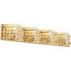 Elegant Lighting Ollie 4 light Brass and Clear Crystals wall sconce - 4 of 4