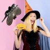 Unique Bargains Halloween Butterfly Style Hair Clips Black Orange 1 Pc - 2 of 3