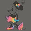 Junior's Mickey & Friends Rainbow Tie-Dye Minnie Mouse Sweatshirt - 2 of 4
