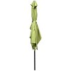 6 x 9ft Patio Umbrella Outdoor Waterproof Umbrella with Crank and Push Button Tilt without flap for Garden Backyard Pool Market - 3 of 4