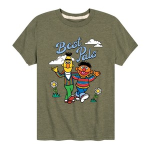 Boys' - Sesame Street - Bert Ernie Best Pals Short Sleeve Graphic T-Shirt - 1 of 4