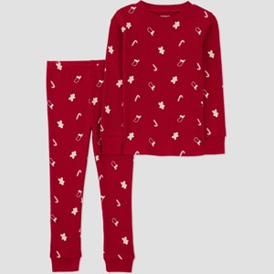 Carter's Just One You® Toddler 2pc Christmas Long Sleeve Cotton Pajama Set - 1 of 4
