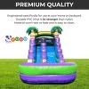 Pogo Bounce House Crossover Kids Inflatable Water Slide, Purple Marble with Blower, 12 ft - 2 of 4