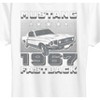 Women's - Ford - Fastback 67 Stars And Stripes Short Sleeve Graphic T-Shirt - 2 of 4
