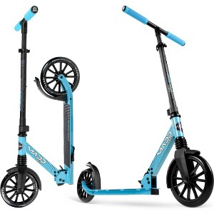 Kick Scooter with Suspension for Adults and Teens – Big 200mm Wheels – Folding Lightweight Frame – Adjustable Handlebar – Madd Gear Metro Cruise 250 - 1 of 4