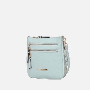 MKF Collection Angelina Crossbody Shoulder Women's Handbag Vegan Leather Purse by Mia K - 1 of 4