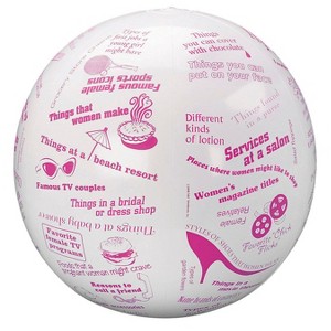 S&S Worldwide Women's Toss N Talk-About Ball 24in - 1 of 1