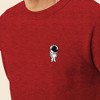 Dalix Astronaut Embroidered Crewneck Fleece Sweatshirt Pullover Mens - 4 of 4