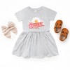 The Juniper Shop Summer Vibes Daisy Infant Dress - 12M - Heather Grey - 2 of 4