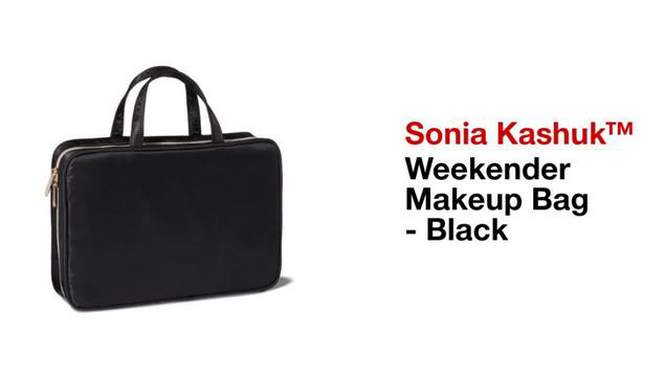 Sonia Kashuk&#8482; Weekender Makeup Bag - Black, 2 of 5, play video
