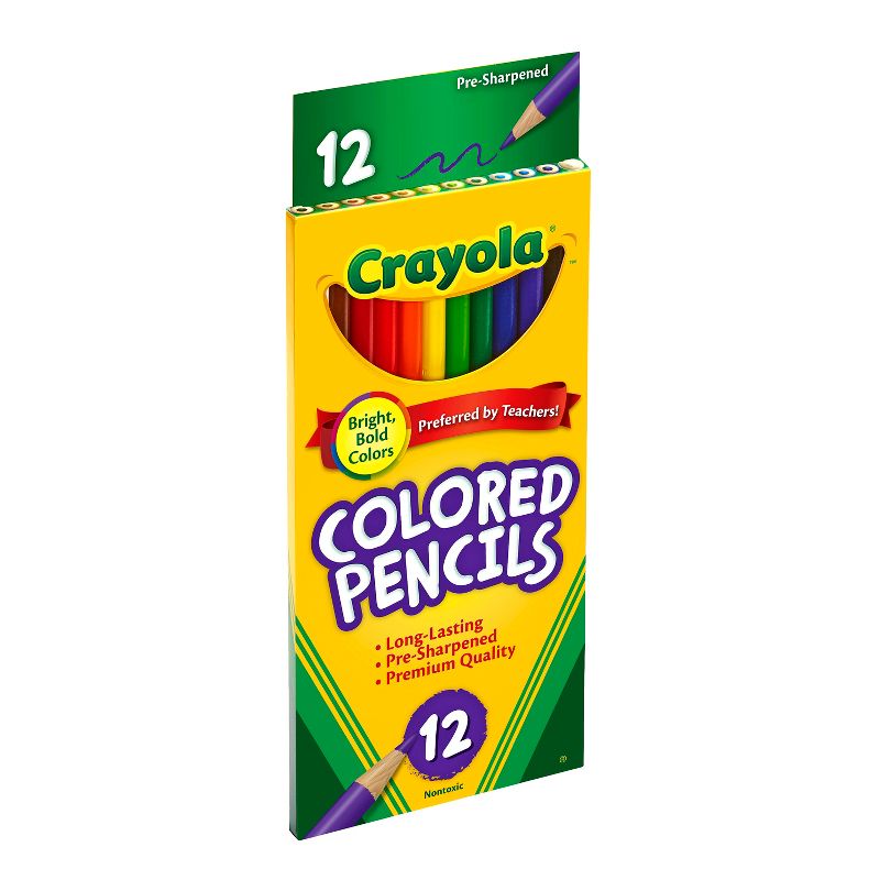 Crayola 12ct Kids Pre-Sharpened Colored Pencils, 3 of 12