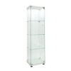 YOOCOZZ Tempered Glass Display Cabinet,Wine Cabinet,storage Cabinet,File Cabinet,with Battery-powered paipai light - 2 of 4