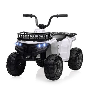 Garvee 12V Kids Electric Ride On Car, 4-Wheeler Quad ATV Play Car with 1.8MPH Max Speed, Treaded Tires, Push-Button Accelerator - 1 of 4