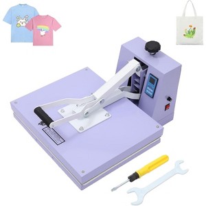 Heat Press Machine - Fixed-Type Sublimation Press for T-Shirts, Adjustable Pressure & Higher Heating Height | For Industry DIY Shirts, Bags - 1 of 4