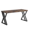 Resenkos Computer Desk, Gaming Desk,Heavy-Duty Computer Desk, 55" Simple Study Desk Writing Table,Rustic Brown - 3 of 3