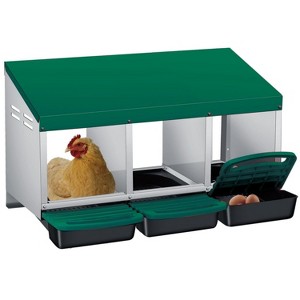 GustoWave Roll-Away Nesting Boxes for Chickens Coop - 1 of 4