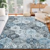 Area Rug, Rugs for Living Room, Washable Rug, Vintage Rugs for Entryway, Traditional Floor Cover, Thin Carpet, Kitchen Distressed Non Slip Mat - 2 of 4