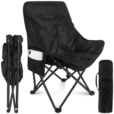SKONYON Oversized Camping Folding Chair, Heavy Duty Support 330 LBS Portable for Outdoor