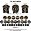 Big Dot of Happiness Adult 90th Birthday - Gold - Birthday Party Decor and Confetti - Terrific Table Centerpiece Kit - Set of 30 - 3 of 4