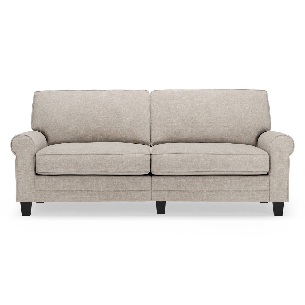 Photos - Sofa Serta 78" Copenhagen  Light Gray  