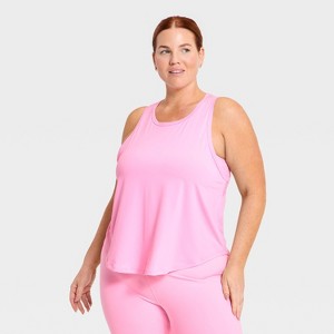 Women's Mesh Back Run Tank Top - All In Motion™ Vibrant Pink 3X : Target